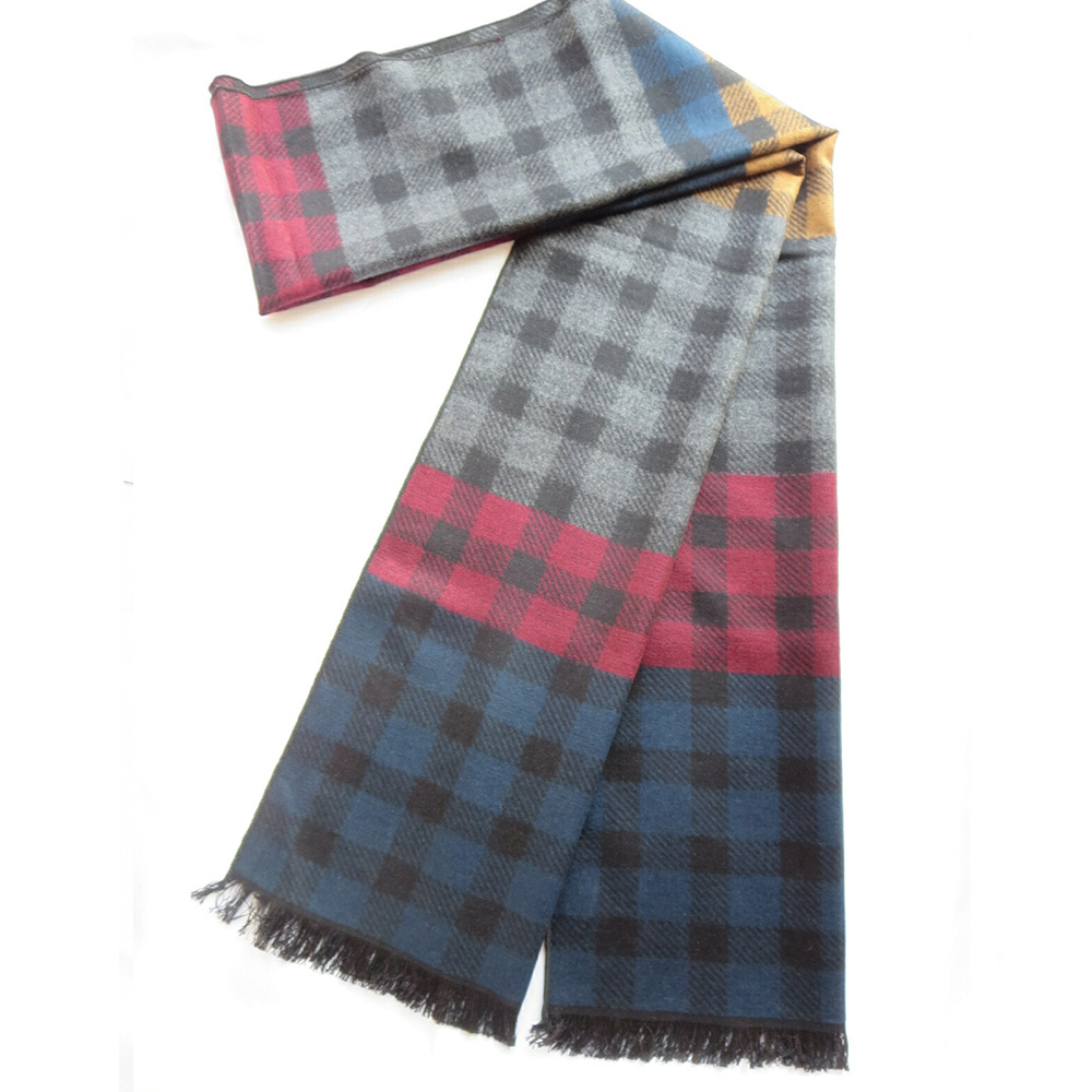 Men Accessories For Travel - FEIMANYUAN Pure Mulberry Silk Scarf Winter