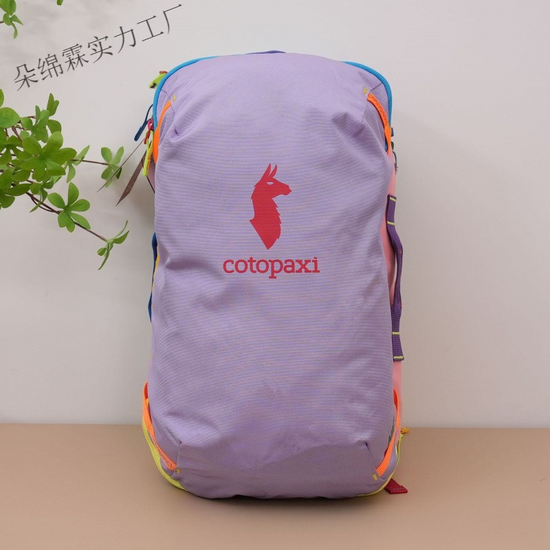 Men Accessories For Travel - Waterproof Color Block Backpack Men Women
