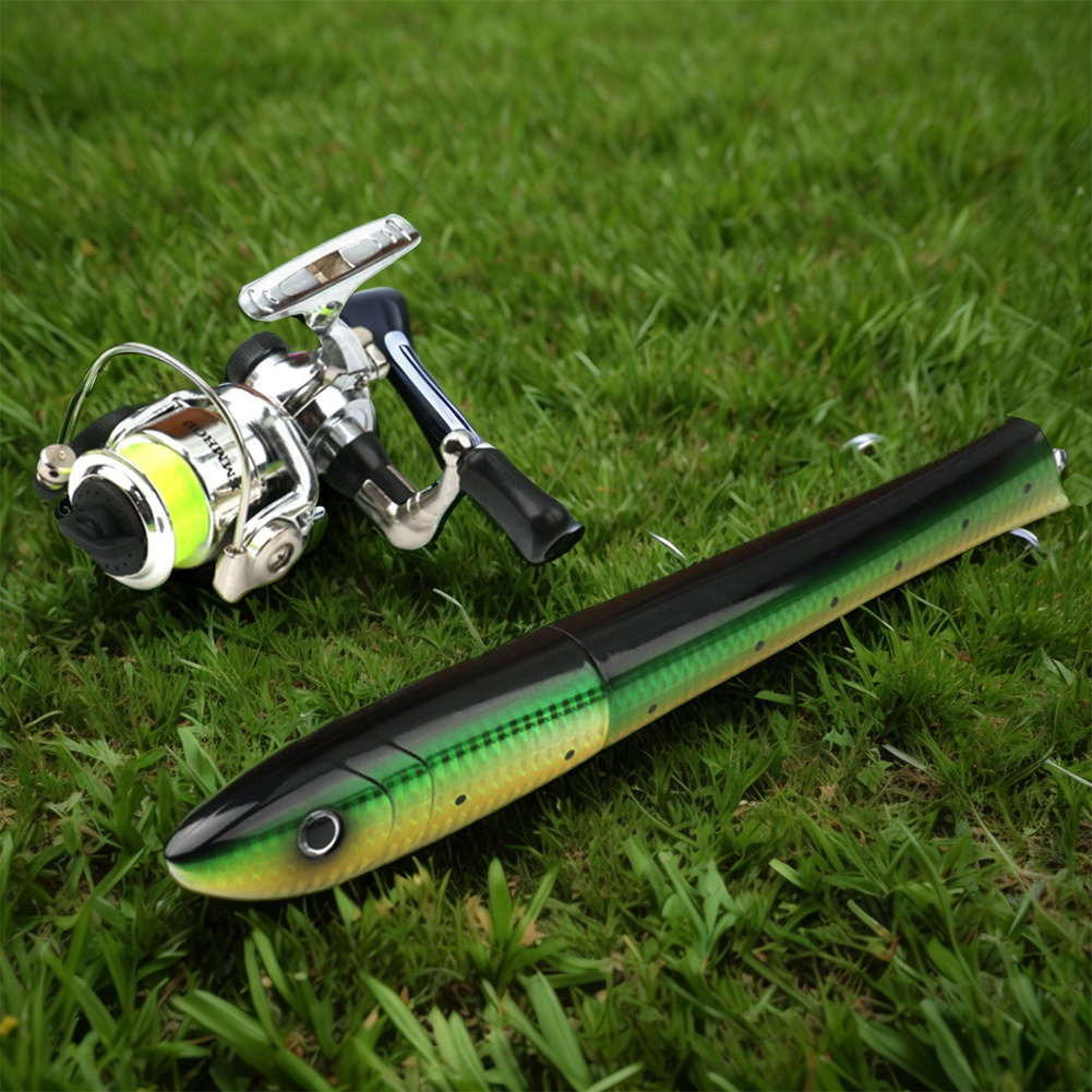 Men Accessories Combo Gift - Portable Fish Shaped Fishing Rod Reel
