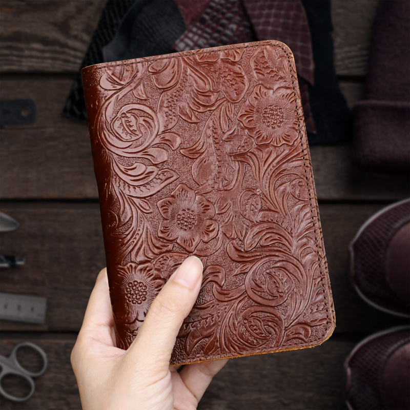 Travel Organizer Men - Genuine Leather Passport Holder Travel Wallet