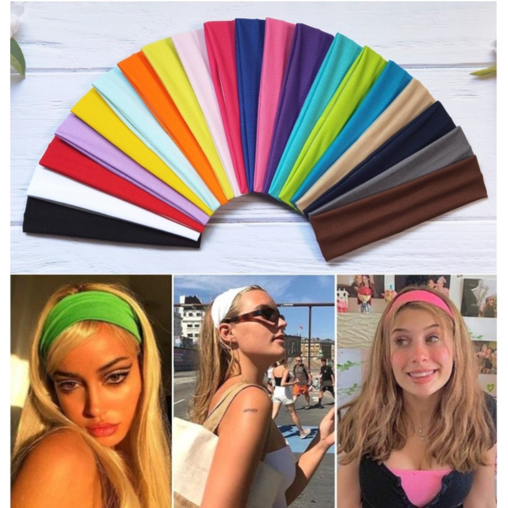 Men'S Yoga Accessories - Men Women Headbands Comfortable Sweat-Wicking Elastic