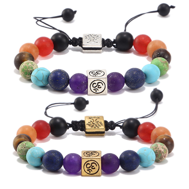 Men Accessories India - 7 Chakra Bracelets Bangles for Women