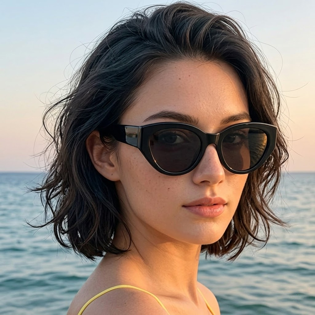 Men Accessories For Travel - Women Men Classic Cat-Eye Polarized Sunglasses