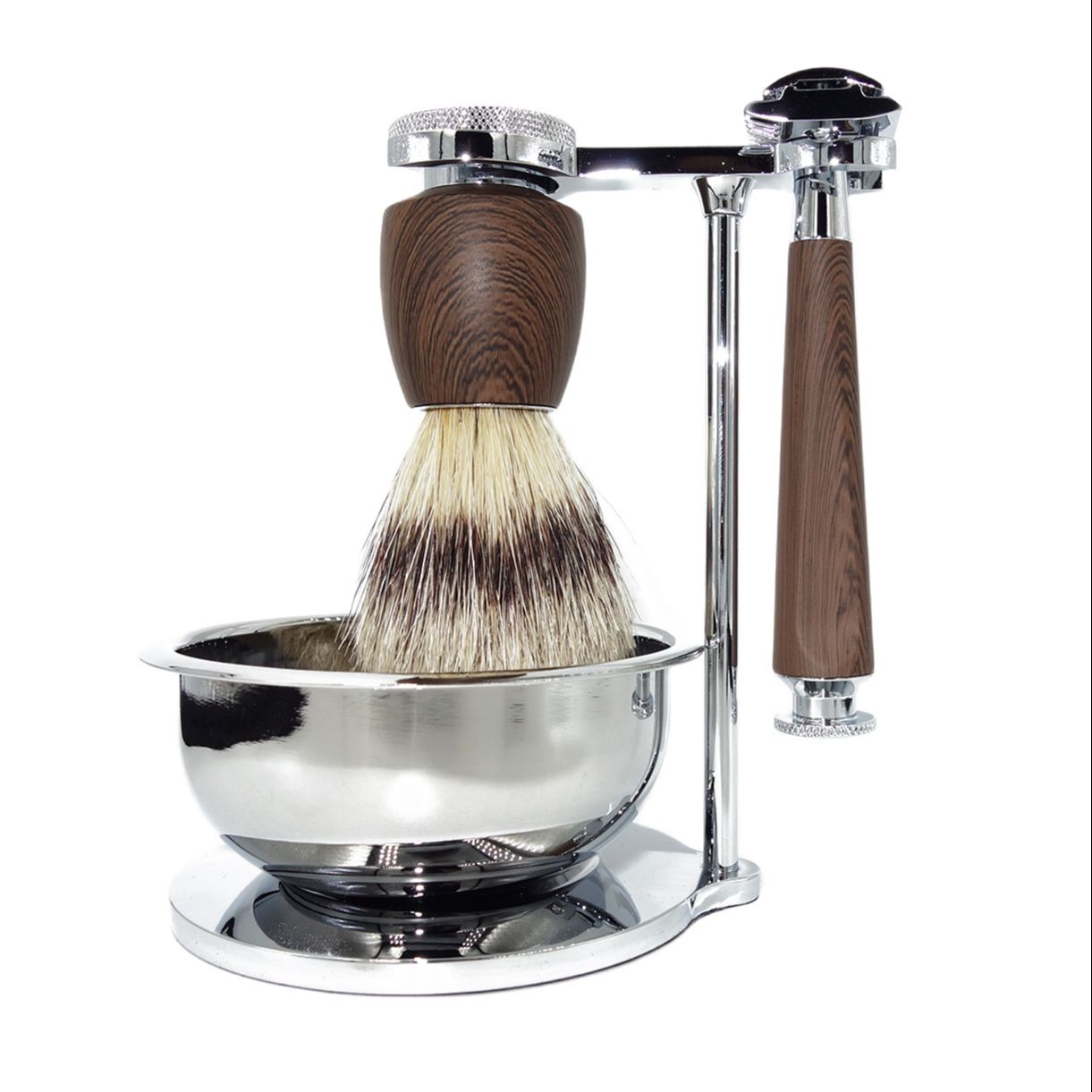 Men Accessories Combo Gift - iRAZOR Classic 4-Piece Mens Grooming Shaving