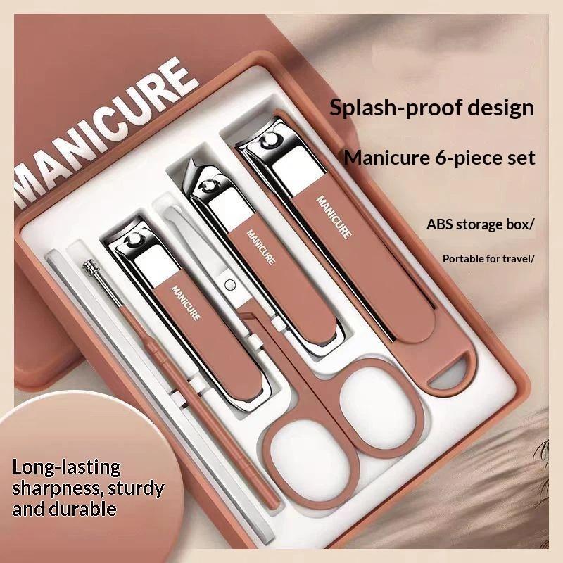 Men Accessories Combo Set - Nail Clipper Set Anti-Splash Stainless Steel