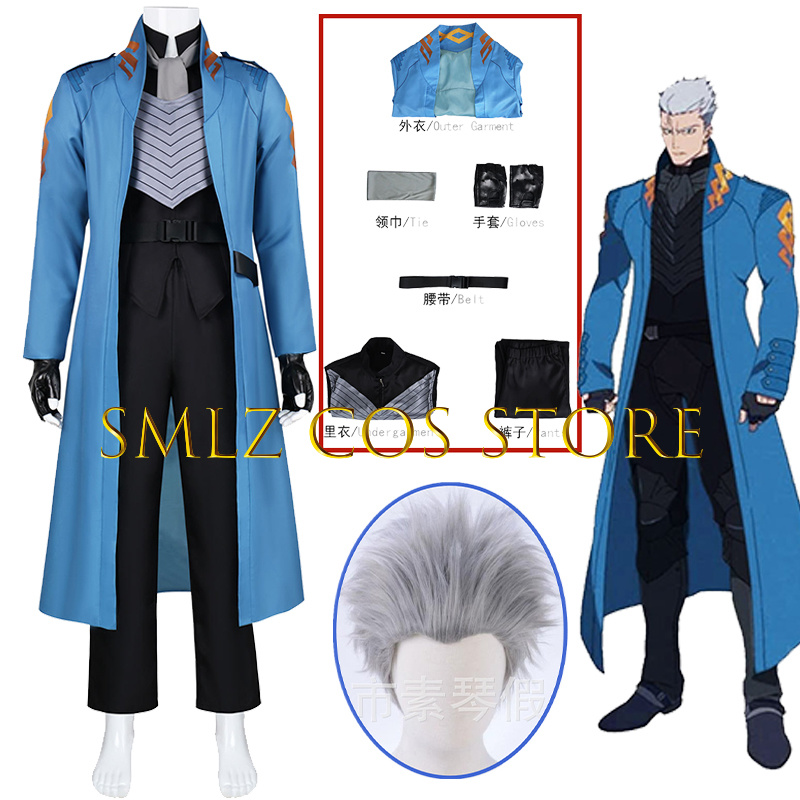 Men'S Accessories Anime - Newly Cry 5 Vergil Cosplay Costume