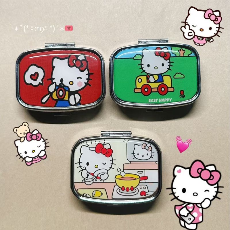Men'S Accessories Drawer Organizer - Anime Sanrio Hello Kitty Metal Storage