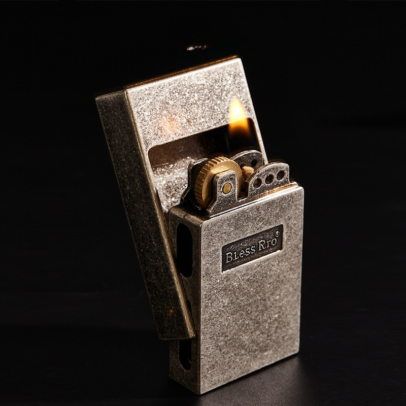 Retro Grinding Wheel Lighter O - Men Accessories Drawer review and price