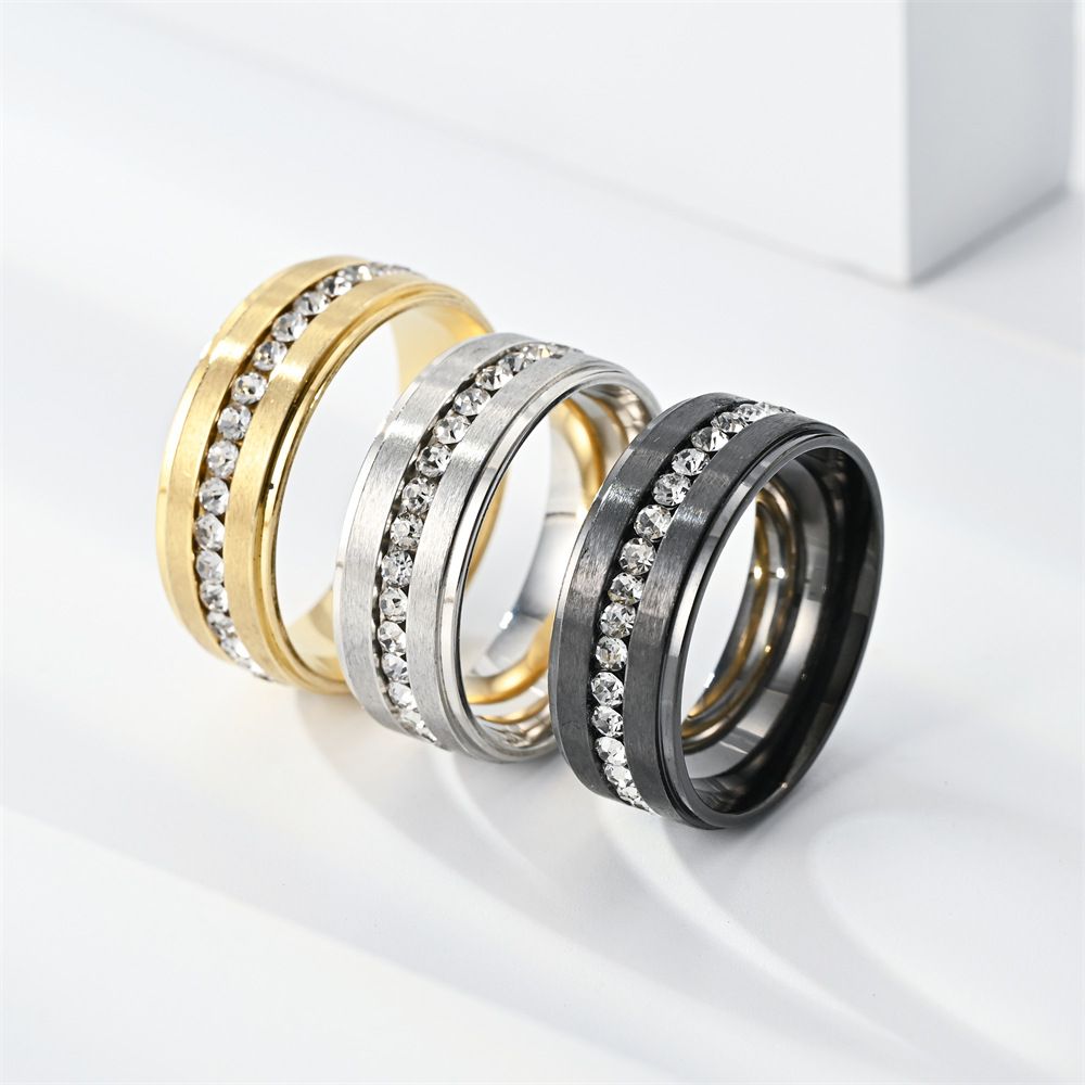 Stainless Steel Diamond Rings  - Men'S Accessories Gift Ideas review and price