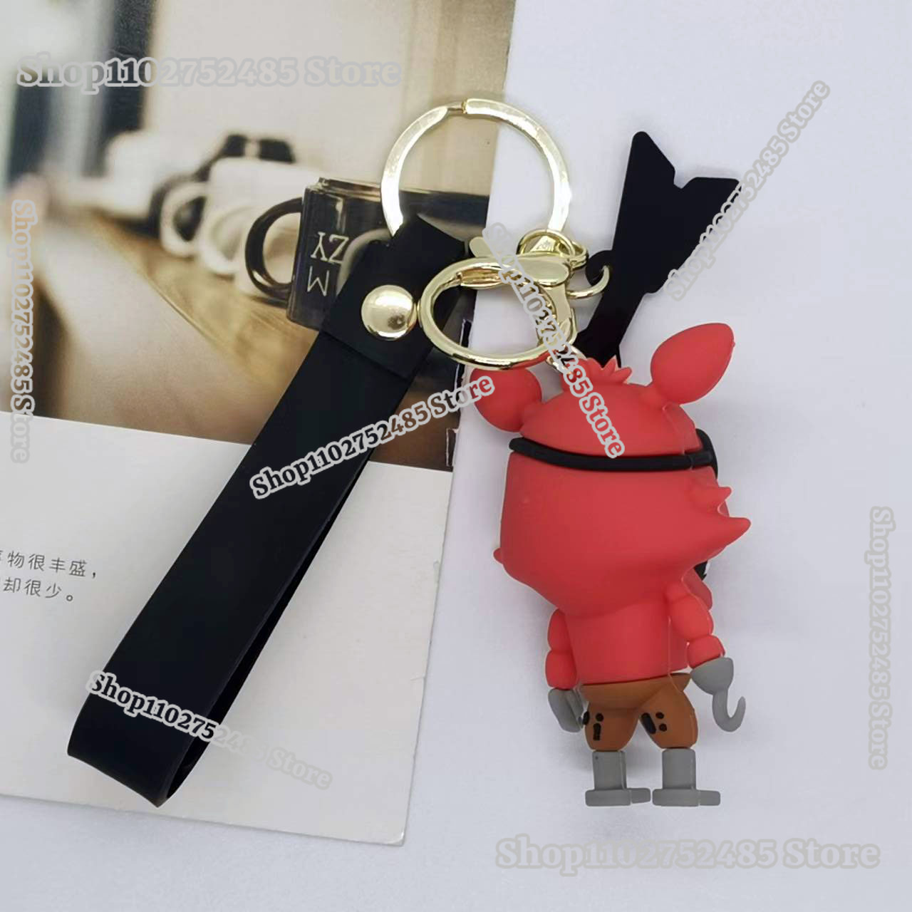 5pcs Cartoon Anime FNAF Figure - Men Accessories Jewellery review and price
