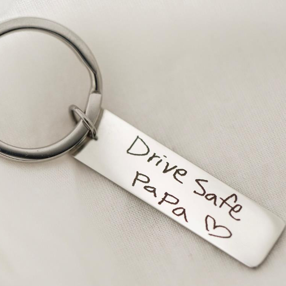 Actual handwritten key chain,  - Men'S Accessories Gift Ideas review and price