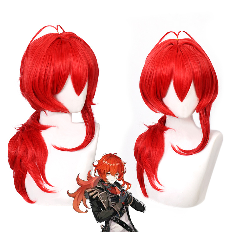 Genshin Impact Diluc Cosplay W - Men Accessories For Travel review and price