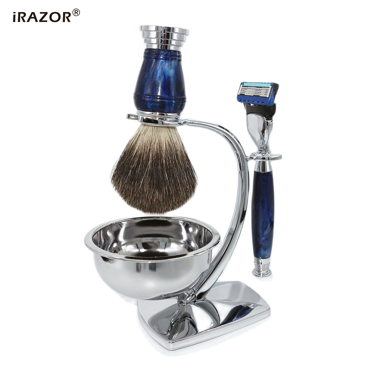 iRAZOR Royalblue 5-Layer Fusio - Men Accessories Combo Gift review and price
