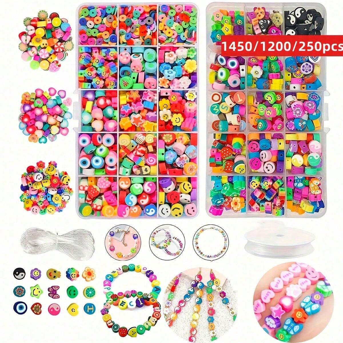 1450/1200/250pcs Polymer Clay  - Men Accessories Jewellery review and price