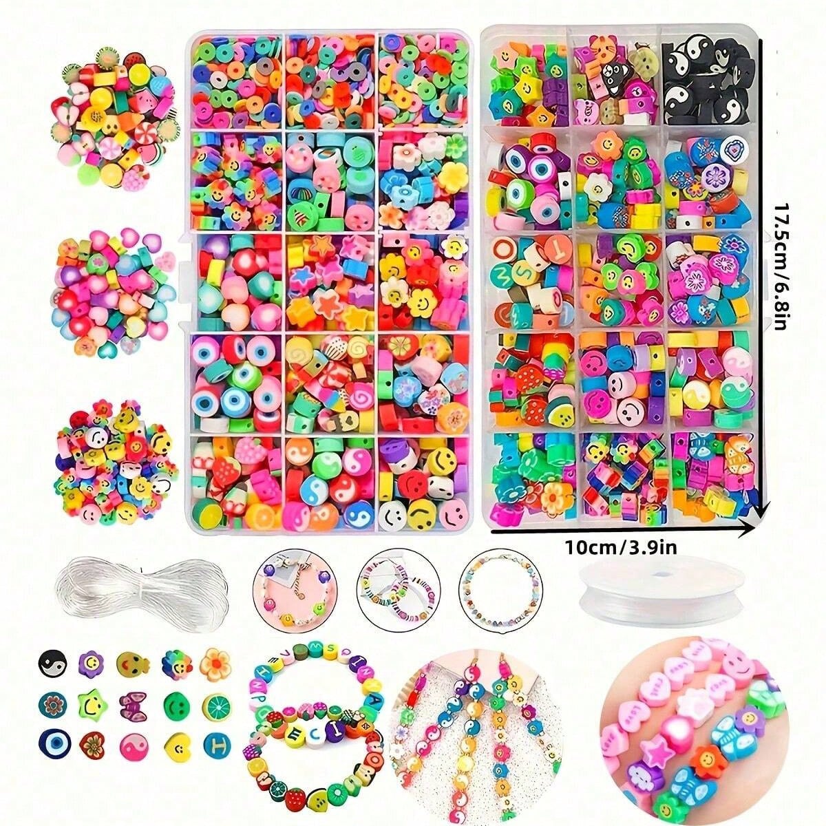 1450/1200/250pcs Polymer Clay  - Men Accessories Jewellery review and price