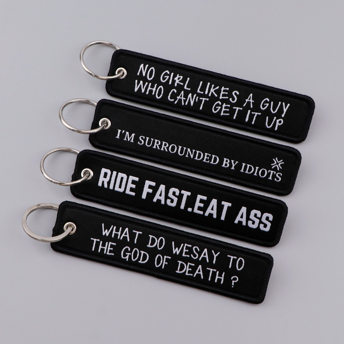 Warning Quotes Embroidery Key  - Men'S Accessories Quotes review and price