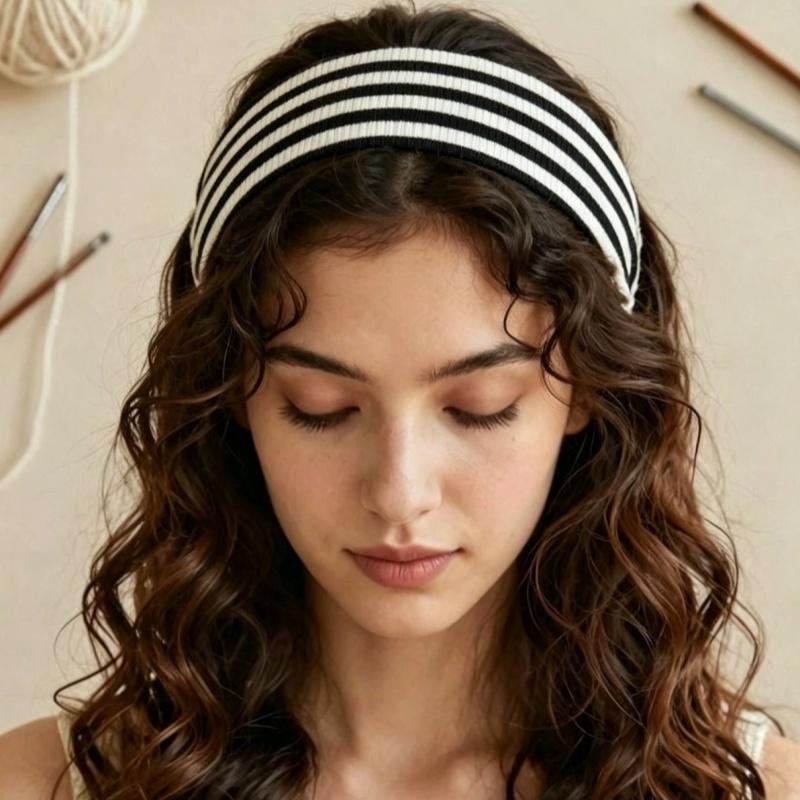 Striped Elastic Sports Headban - Men'S Yoga Accessories review and price