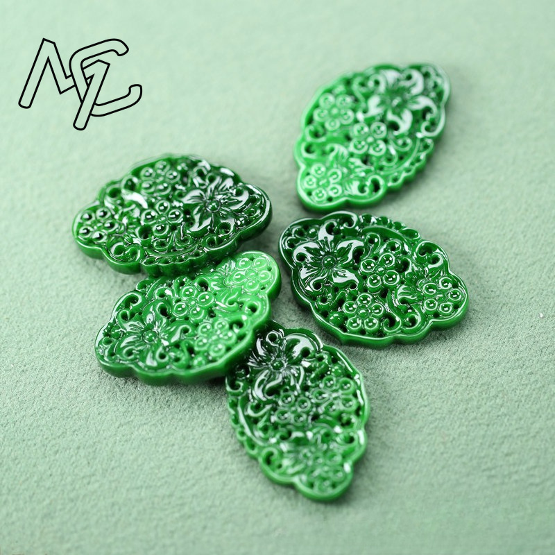 2pcs DIY Natural Dry Green Eme - Men'S Accessories And Jewelry review and price