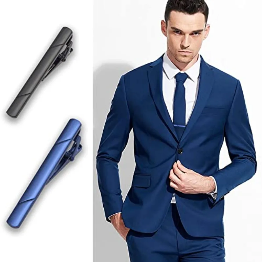 4Pcs Tie Clips For Men Tie Bar - Men'S Suit Accessories review and price