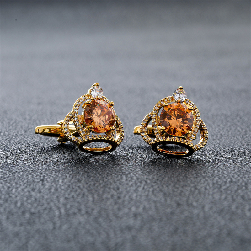 Men's Cufflinks Crown Zircon R - Men'S Accessories High End review and price
