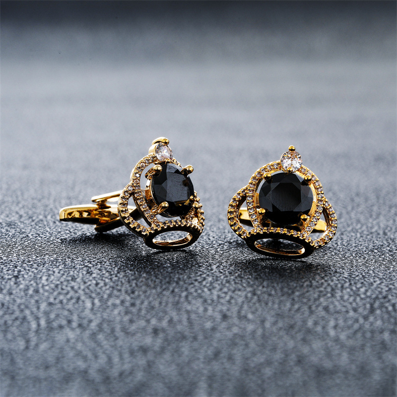 Men's Cufflinks Crown Zircon R - Men'S Accessories High End review and price
