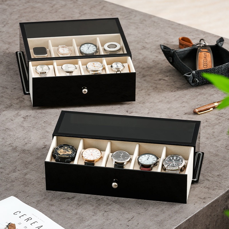 Plastic Watch Boxes Luxury 5/8 - Men Accessories Drawer review and price