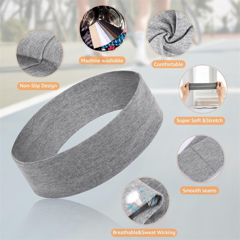 7Pcs Solid Elastic Hair Bands  - Men'S Yoga Accessories review and price