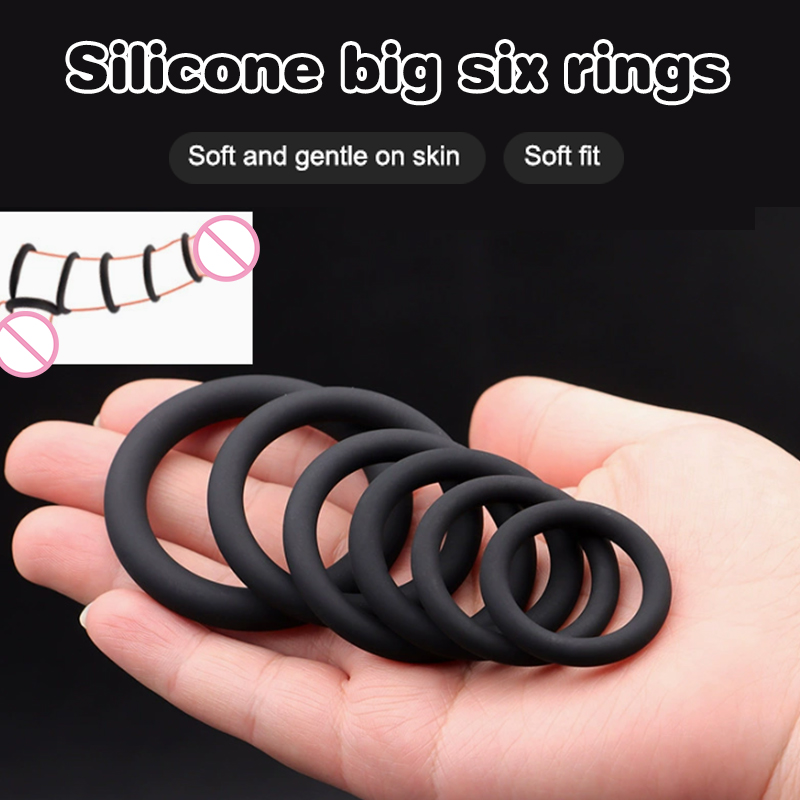 3/6Pcs Silicone Penis Ring Set - Men Accessories Combo Set review and price
