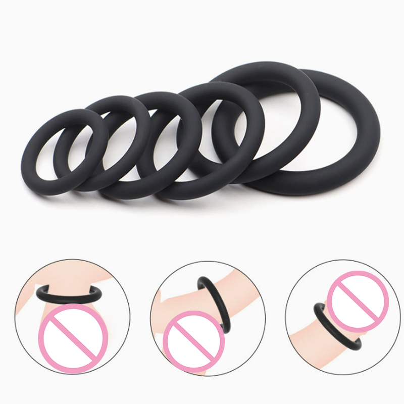 3/6Pcs Silicone Penis Ring Set - Men Accessories Combo Set review and price